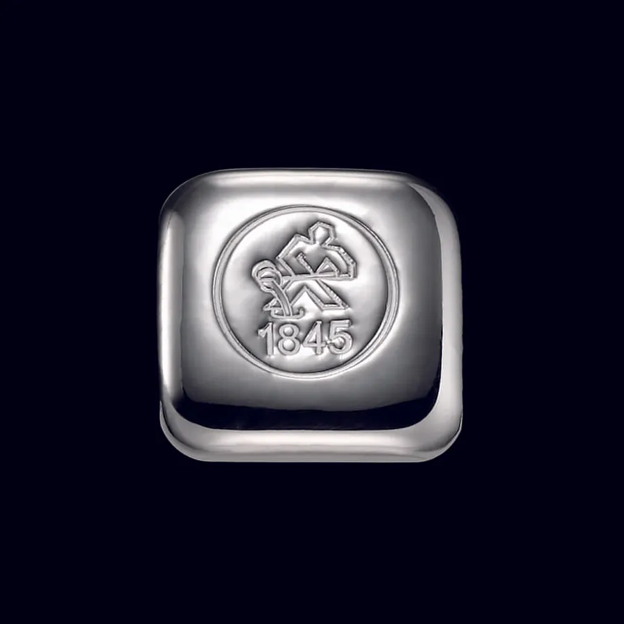 Silberbarren 1 Unze mit glatter Oberfläche